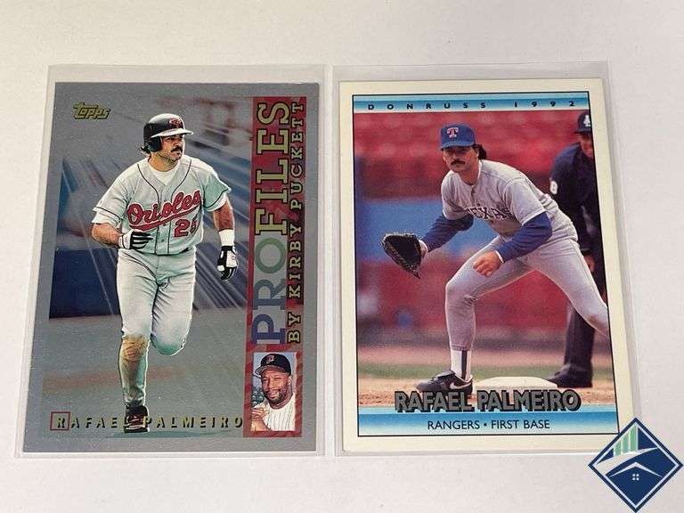 Rafael Palmeiro Topps Profiles & 1992 Donruss Cards, etc.