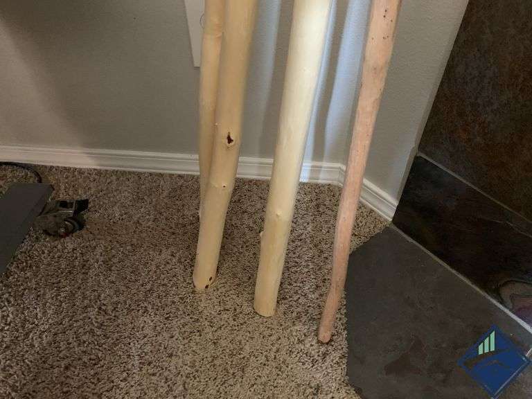 66" Wood Walking Sticks
