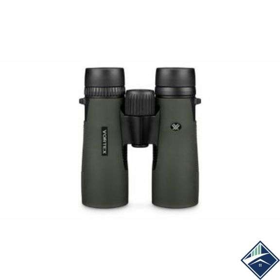 Vortex 10x42 Diamondback Roof Prism Binoculars with Glasspak Harness Case and Accessory Bundle in Gr