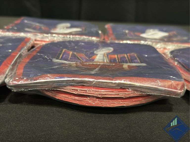 Super Bowl Dessert Plates & Napkins