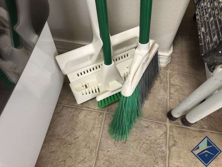 Broom, Dustpan, Mop & Waste Bin