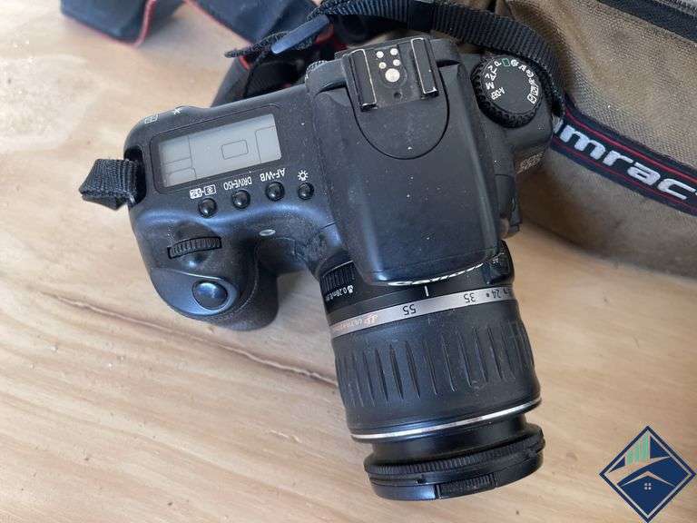 Canon EOS 20D, Lens, and Case