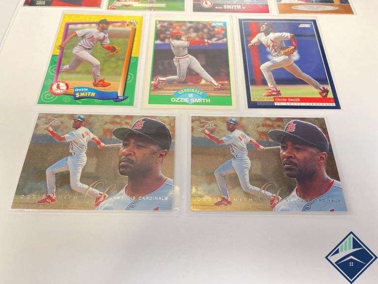 Ozzie Smith Upper Deck, Topps Stadium Club, Donruss Cards, etc.
