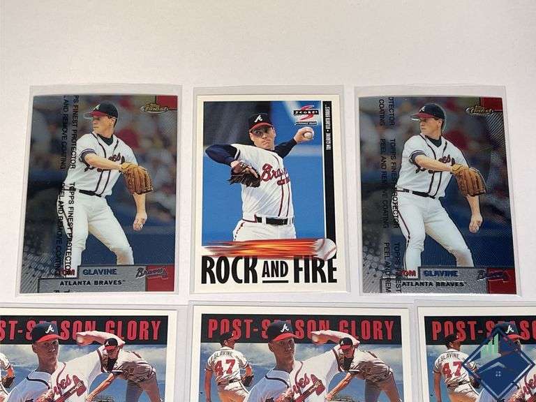 Tom Glavine Topps Finest, Fleer ‘96 & Score Cards