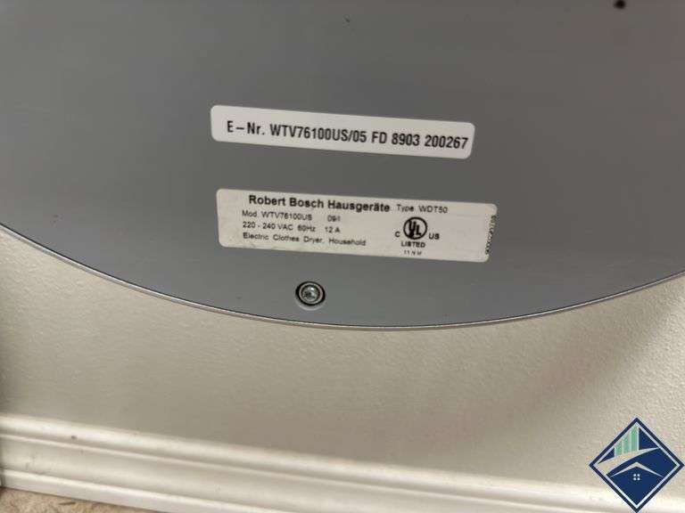 Bosch Axxis Dryer