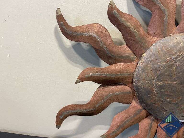 Metal Sun Wall Art