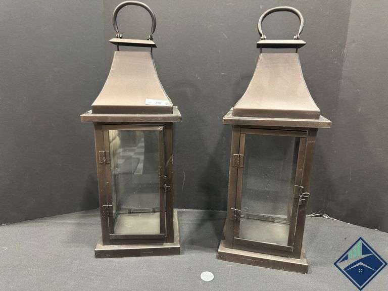 Pair of Outdoor Lanterns