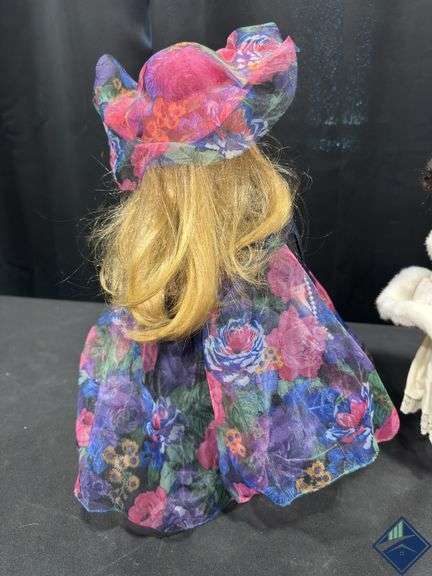 Vintage Brass Key Inc Porcelain Dolls