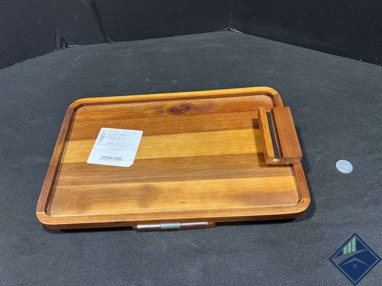 Smart Design Acacia Armrest Tray