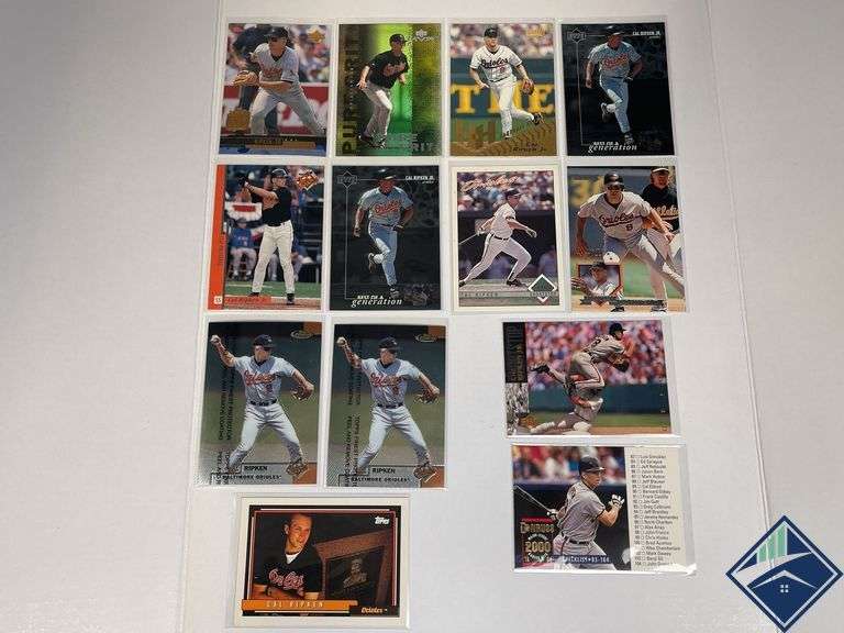 Cal Ripken Jr. Topps Finest, Donruss 2000, Upper Deck Cards, etc.