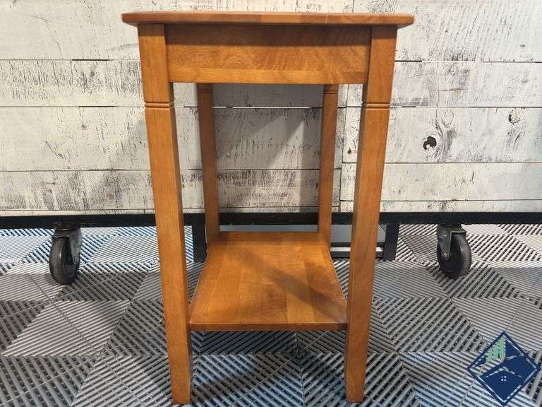Wooden Side Table with Drawer