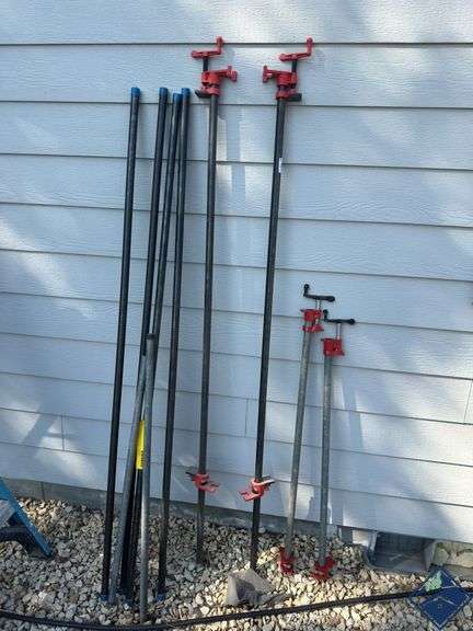 40" & 6' Pole Clamps with Poles