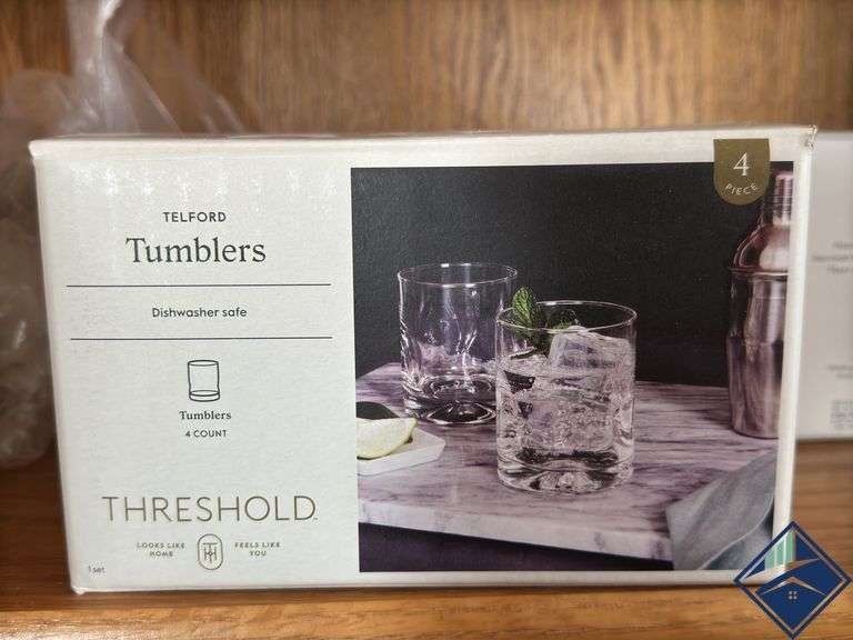 Threshold Tumblers and Liquor Glasses