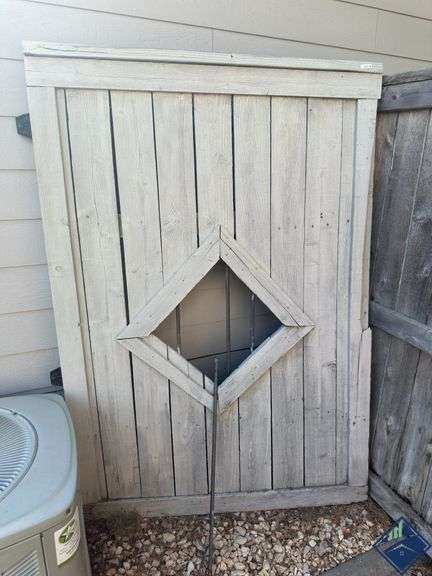 6ft Wood Fence Door