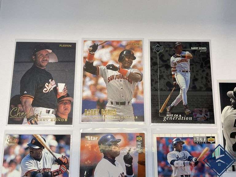 Barry Bonds Upper Deck Best of a Generation, Fleer ‘94 Checklist, Pacific Collection Cards, etc.