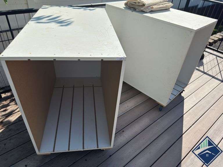 Wheeled Cabinets with Canvas
