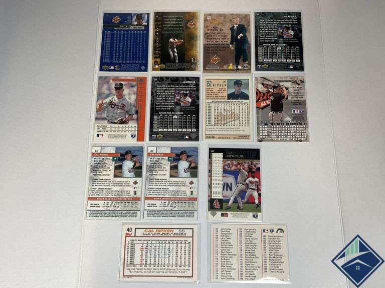 Cal Ripken Jr. Topps Finest, Donruss 2000, Upper Deck Cards, etc.