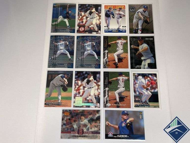 Roger Clemens Donruss, Upper Deck, Topps Finest Cards, etc.
