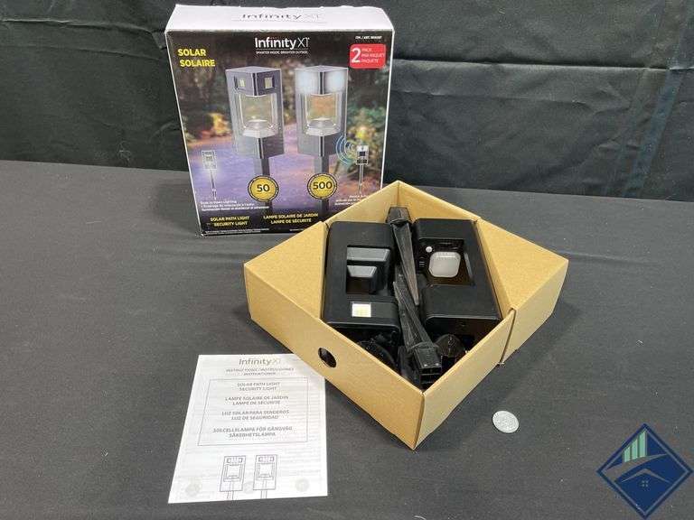 Infinity X1 Solar Path & Motion Security Lights - Used