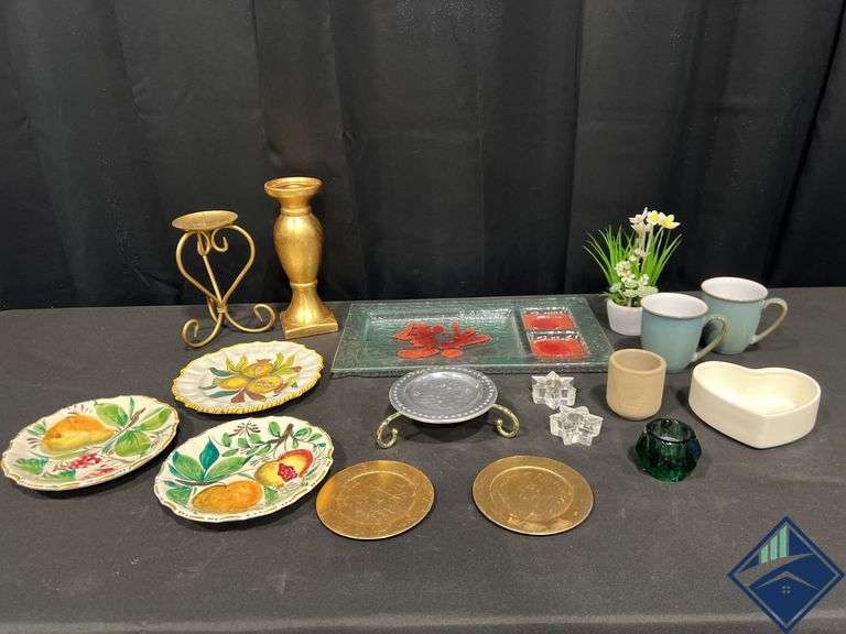 Decorative Plates, Candle Holders, etc.
