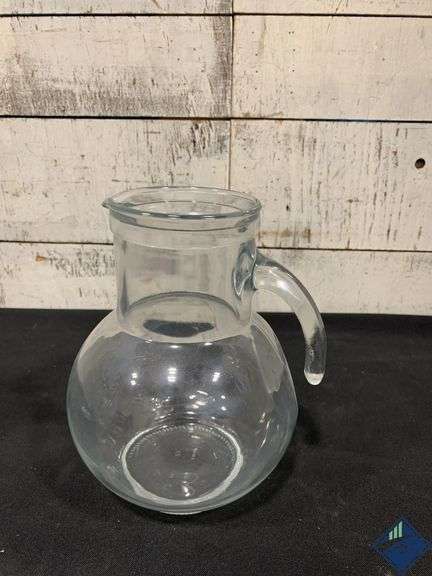 Glass Pitcher, Glass Drink Dispenser & Glass Storage Container