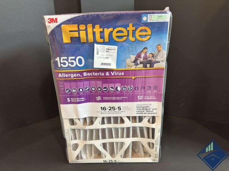 Filtrete 16x25x5 Air Filter 2 Pack
