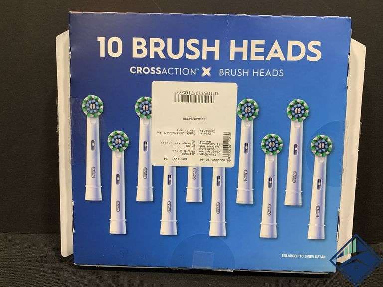 Oral-B Crossaction Electric Toothbrush Replacement Heads