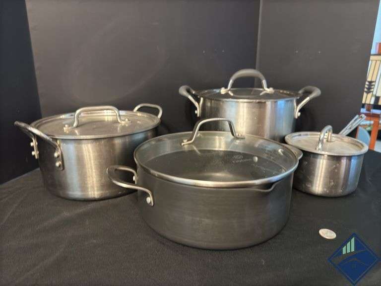 Assortment of Cuisinart and Cephalon Pots