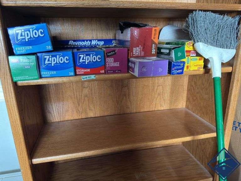 Food Storage Bags, Trash Bags, Broom, etc.