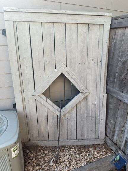 6ft Wood Fence Door