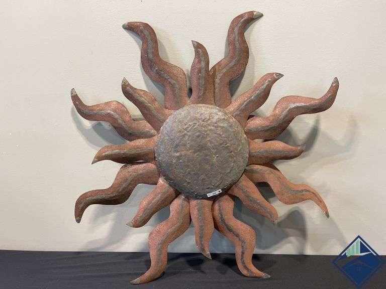 Metal Sun Wall Art