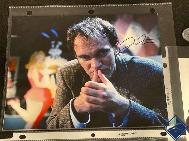 Signed Portraits Quentin Tarantino, Clint Eastwood & Al Pacino with COA
