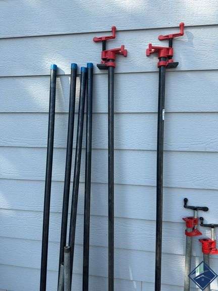 40" & 6' Pole Clamps with Poles