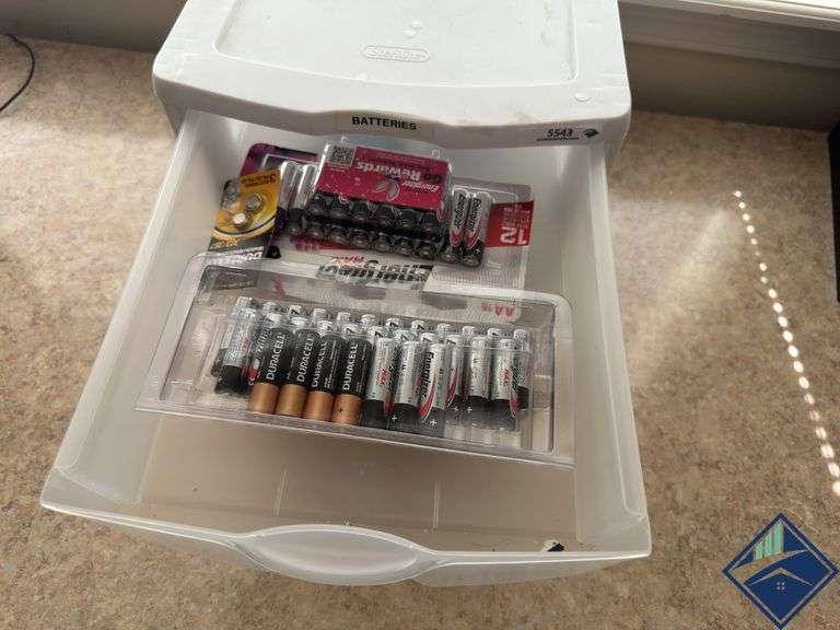 Plastic Organizers with Batteries