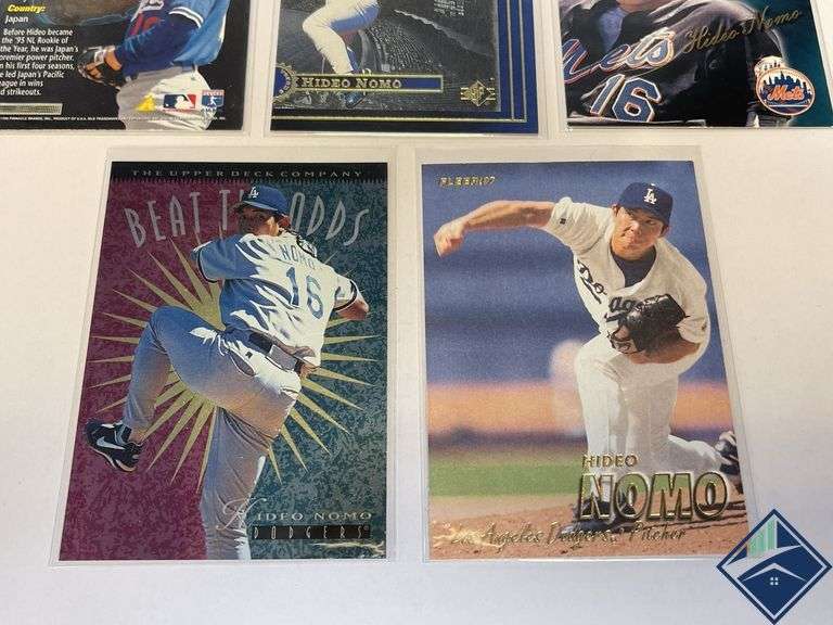 Hideo Nomo Global Reach, Upper Deck, Alirora Cards, etc.