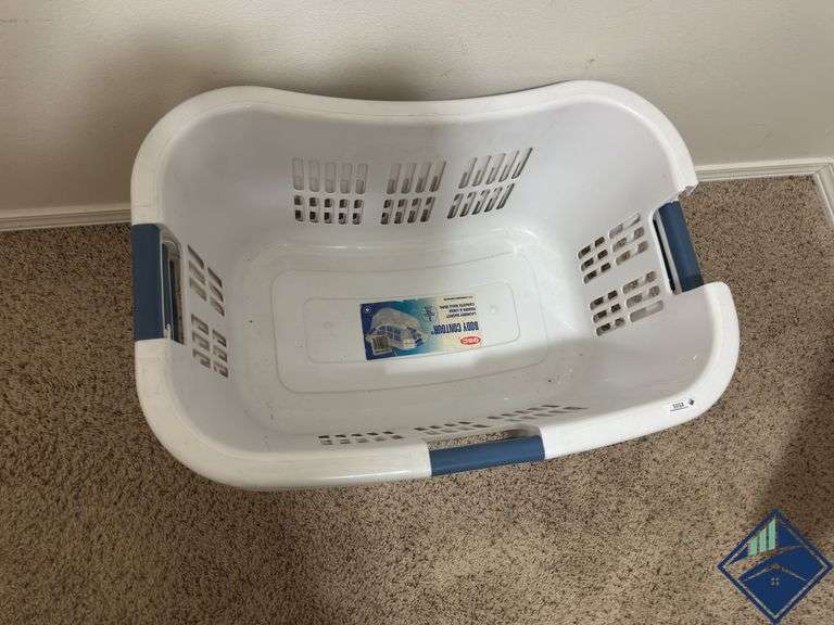 3-Pack Plastic Laundry Bins