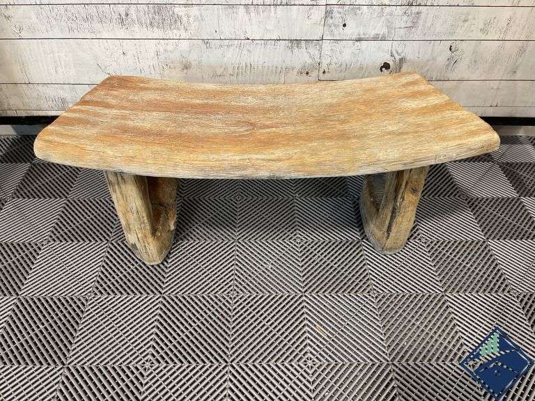 3 Piece Concrete Garden Bench