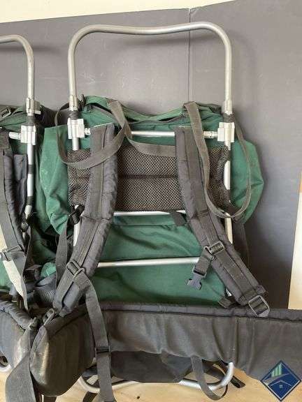 Large Green Jansport Hiking Backpacks