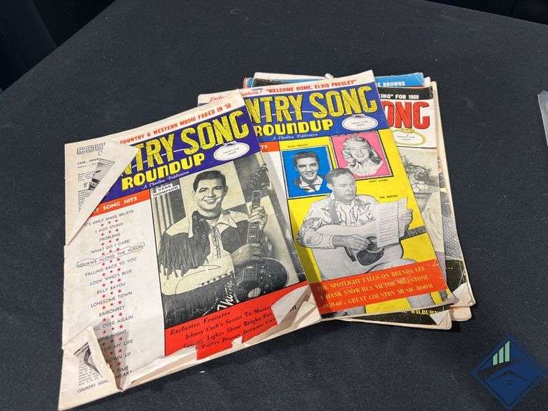 Vintage Sheet Music and Country Song Magazines