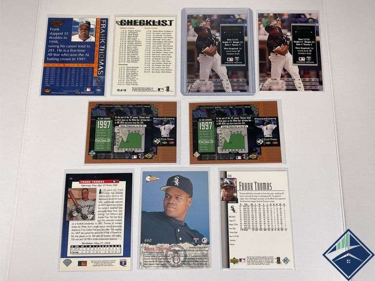 Frank Thomas Upper Deck, Pacific, ‘97 Fleer Ultra Cards, etc.