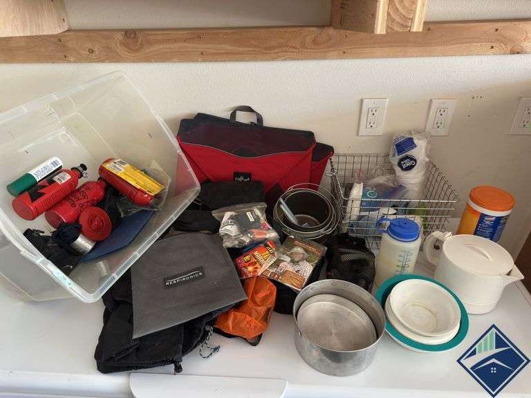 Camping Supplies, Water Filters, Mesh Bags, etc.