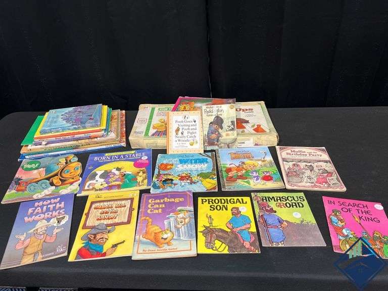 Vintage Children’s Books and Sesame Street Game