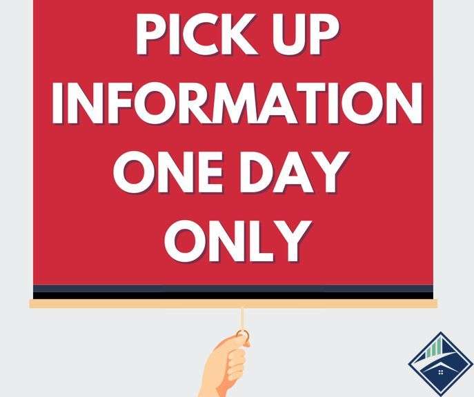 LOAD OUT TIMES - THURSDAY 10AM - 4PM
