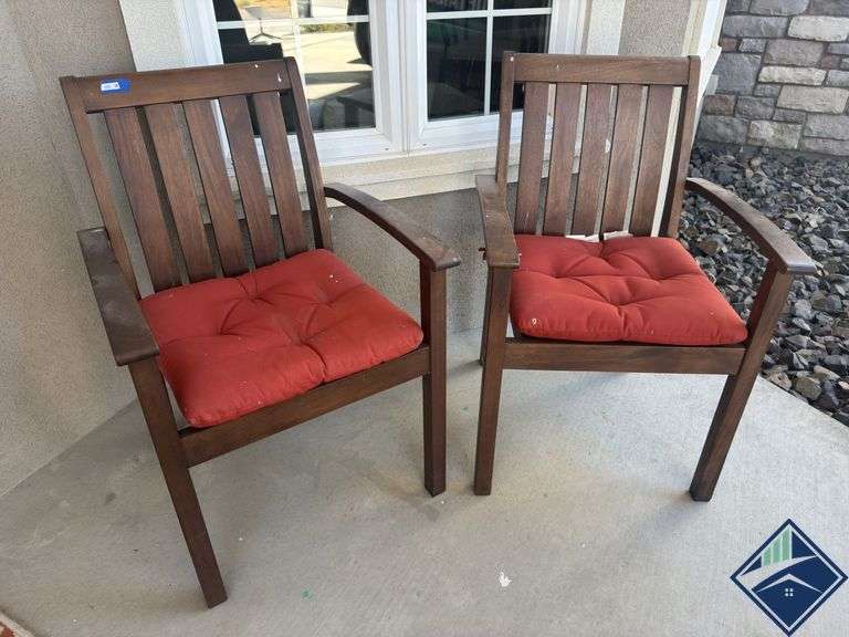 Pottery Barn Patio Chairs with Cushions
