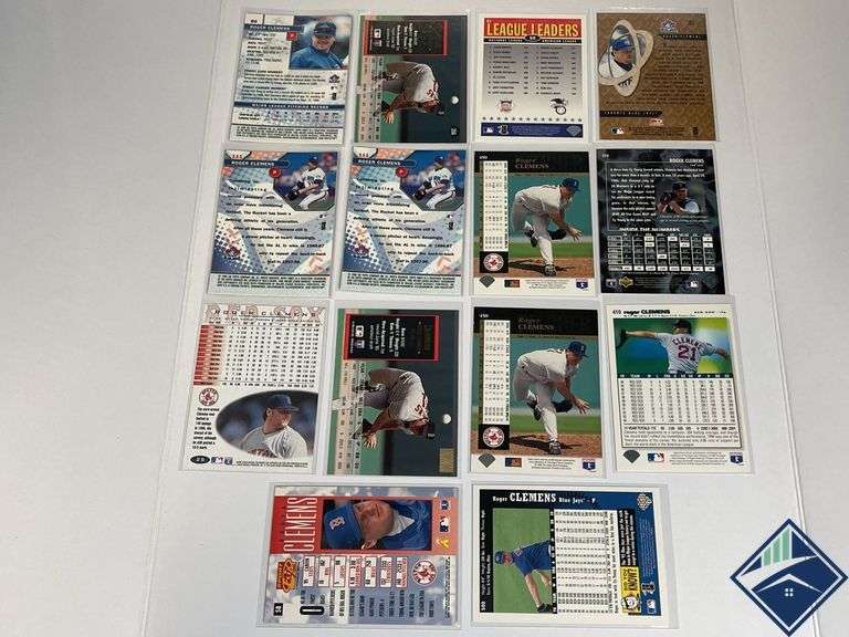 Roger Clemens Donruss, Upper Deck, Topps Finest Cards, etc.