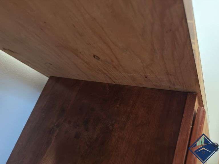 Faux Marble & Wood Desk *desk only*
