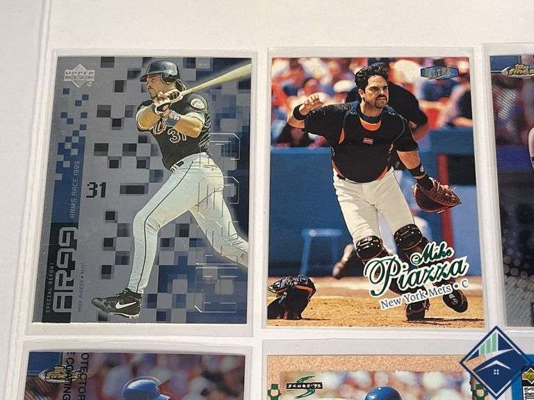 Mike Piazza ‘96 Fleer, Upper Deck, Topps Finest Cards, etc.