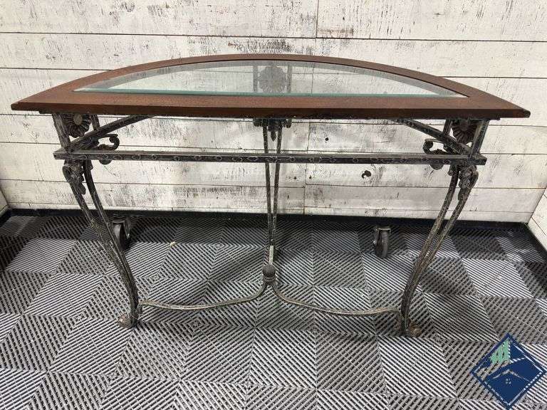 Half Circle Entry Table