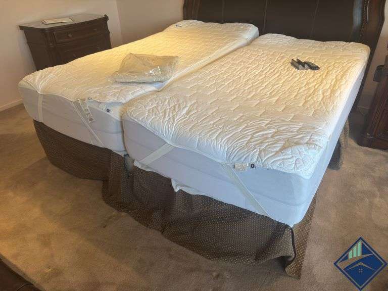 Sleep Number Split King Electric Bed on Frame *Bring Tools*