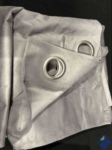 *NEW* Sun Zero Grey Blackout Curtains (104”x84”)